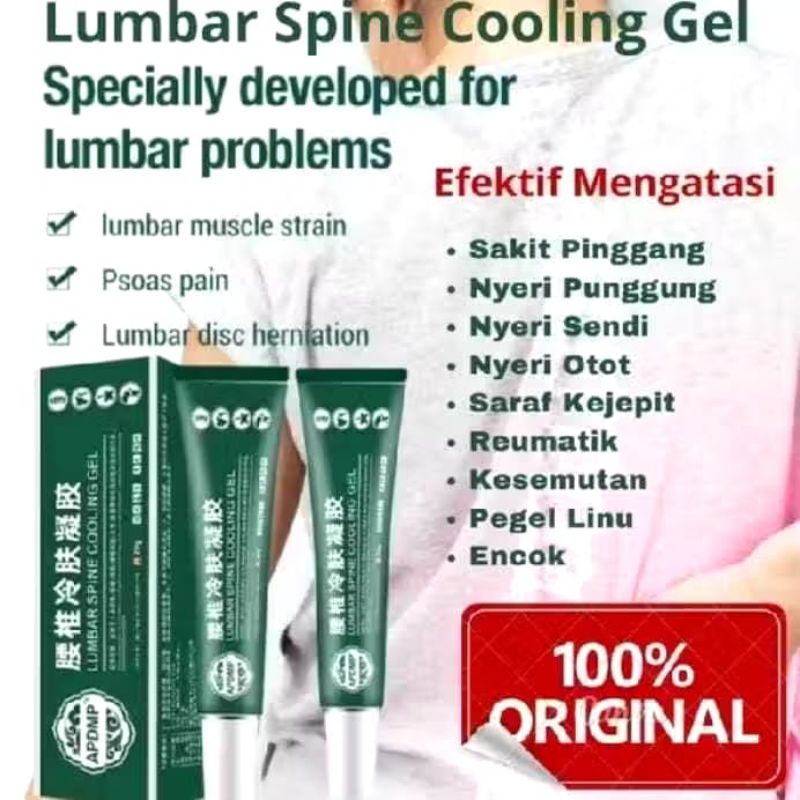 Salepp Lumbar asli cream cina original