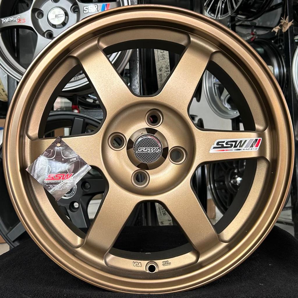 VELG MOBIL RING 16 - VELG SSW LEBAR 7 HOLE 4X100 ET 38 BRONW