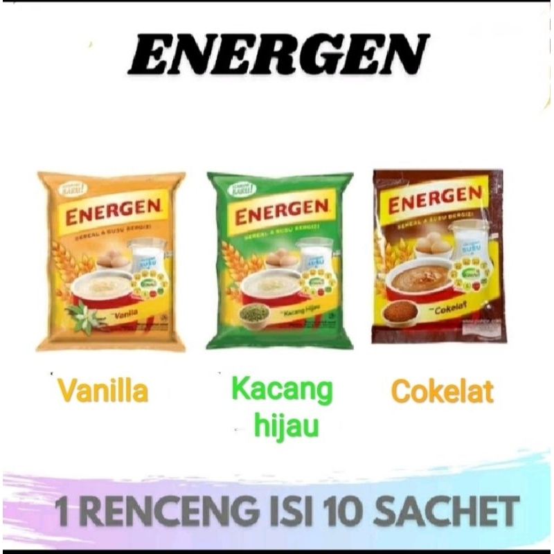 

Energen Sereal & Susu 10x30 gr