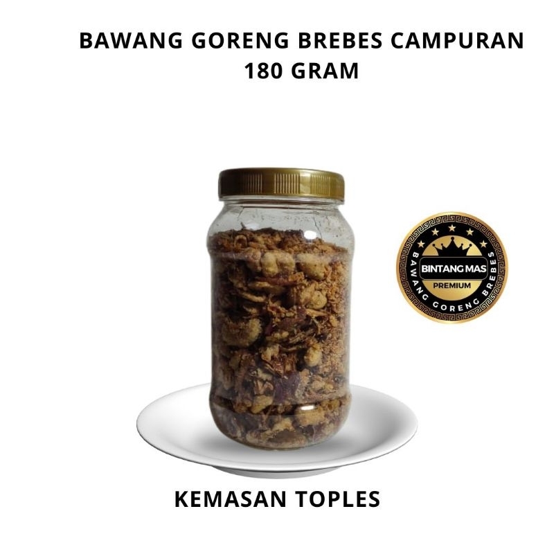 

Bagor Bawang goreng brebes asli campuran 150gr termurah free packing cod