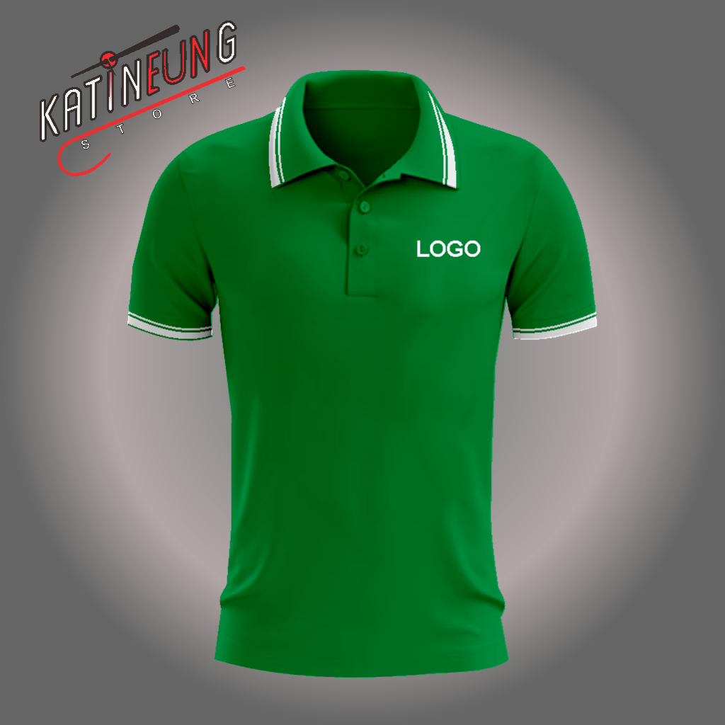 Kaos Polo Custom Desain Sendiri - Sablon & Bordir, Bebas Pilih Warna & Ukuran