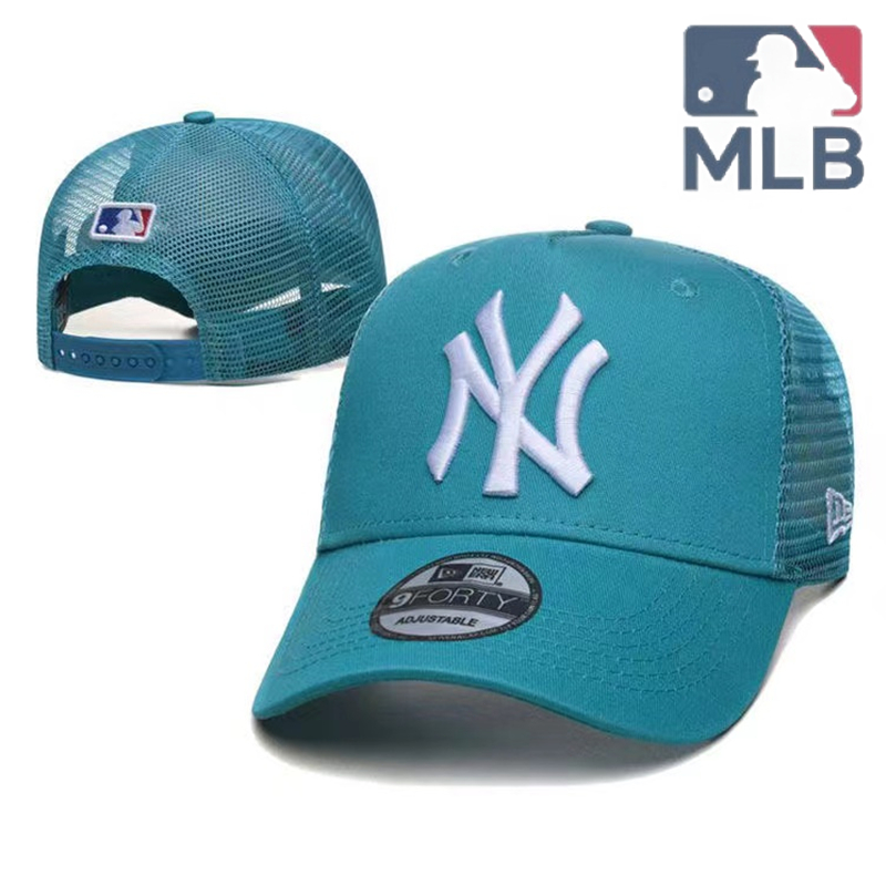 Topi Import Baseball Fashion Tulisan Depan NY MLB Pria Cowok Cewek Bordir NY Unisex
