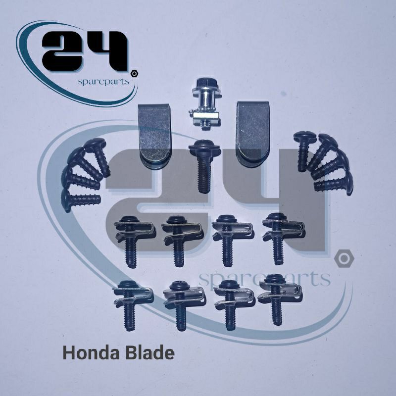 baut batok Honda Blade lengkap / baut batok kepala Honda Blade lengkap