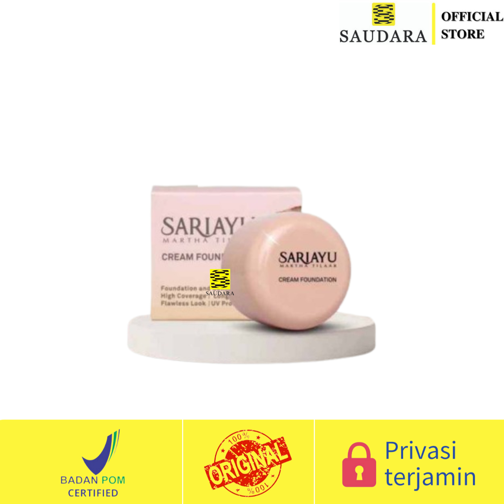 Sariayu Creamy Foundation (Kuning Gading) , (Kuning Langsat) 13 Gr