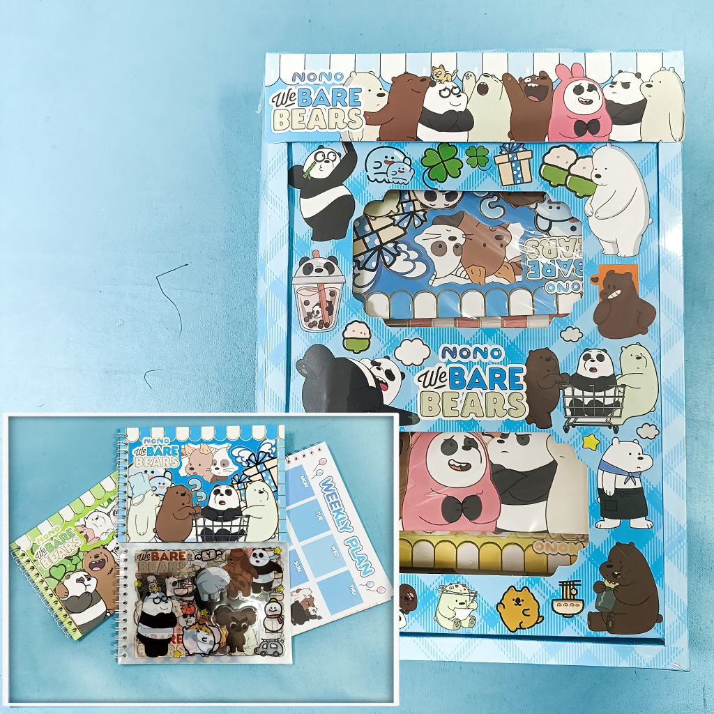 

Stiker / Sticker Binder Momo Nono Bare Bears Asthetic Sticker Buku Bare Bears Lucu Sticker Murah