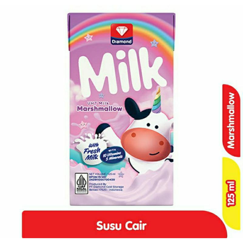 

Diamond Susu UHT Marshmallow 125 ml