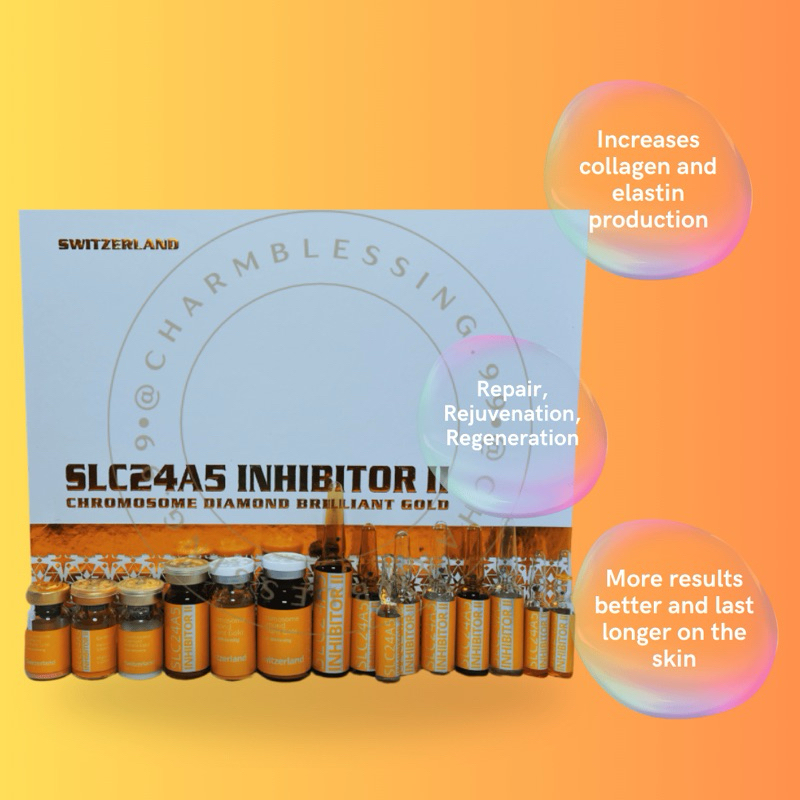 (TANPA BOX) Chromosome Diamond SLC24A5 Inhibitor II Brilliant Gold