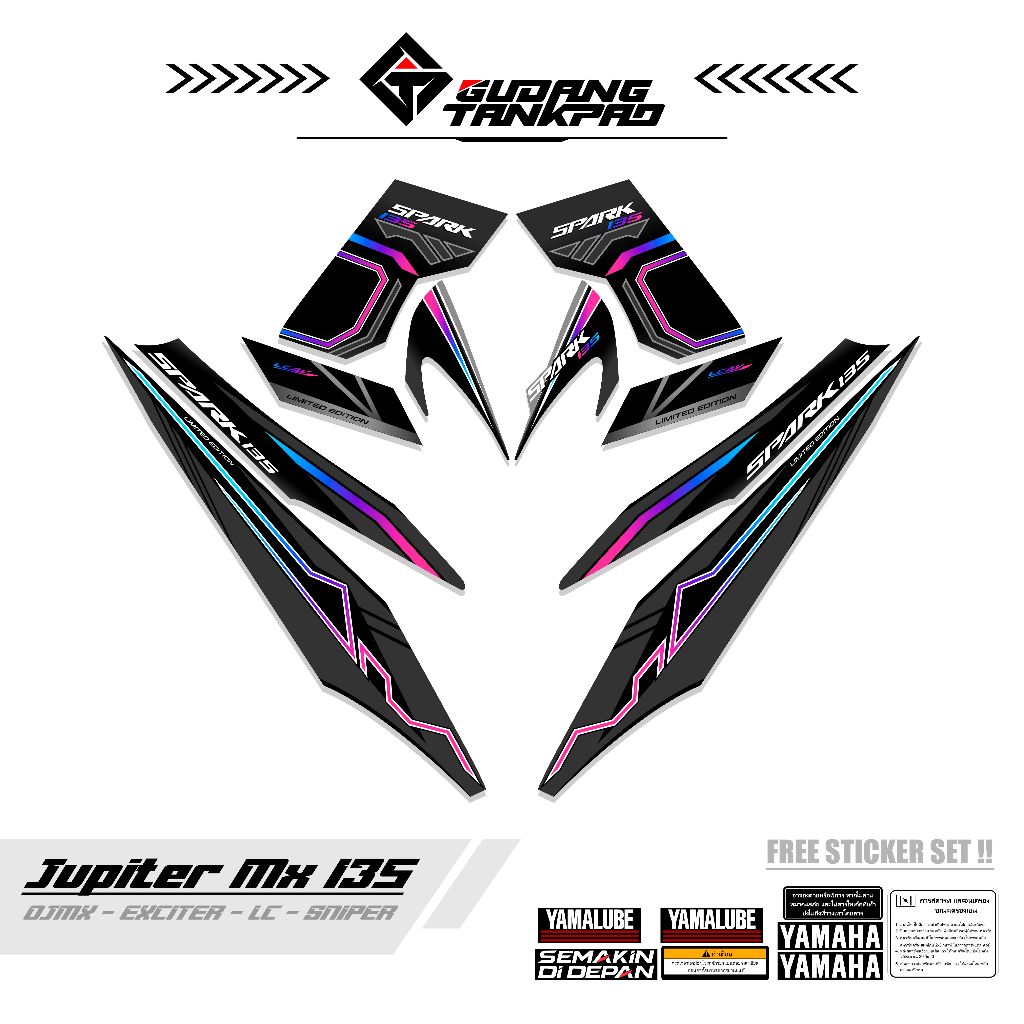 STRIPING MOTOR YAMAHA JUPITER MX OLD 135 / MTF 25 / STIKER STRIPING MX LAMA 135 / STRIPING MX OLD 13