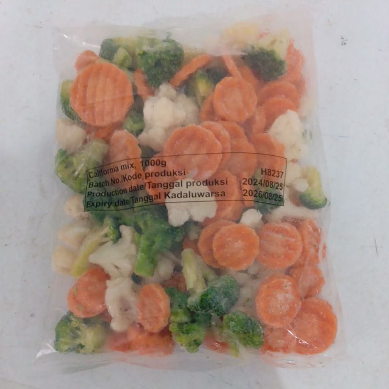 

Sayur Capcay (potongan sayur lebih besar) Mix 1 kg, expired tahun 2026