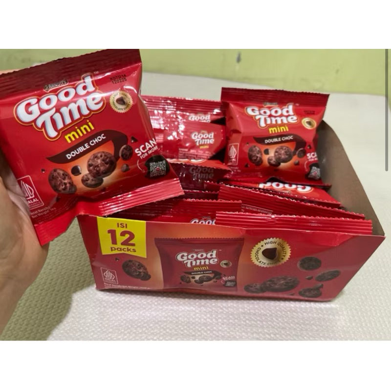 

EG Good Time Mini Double Choc Perpak 18gr x 12 Pcs