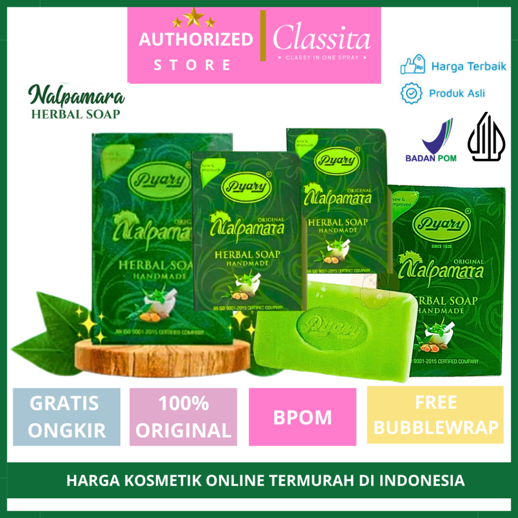 𝐂𝐋𝐀𝐒𝐒𝐈𝐓𝐀.𝐈𝐃 -Nalpamara Original Sabun Arab Pyary Nalpamara Original 100% Sabun Herbal Nalpamara