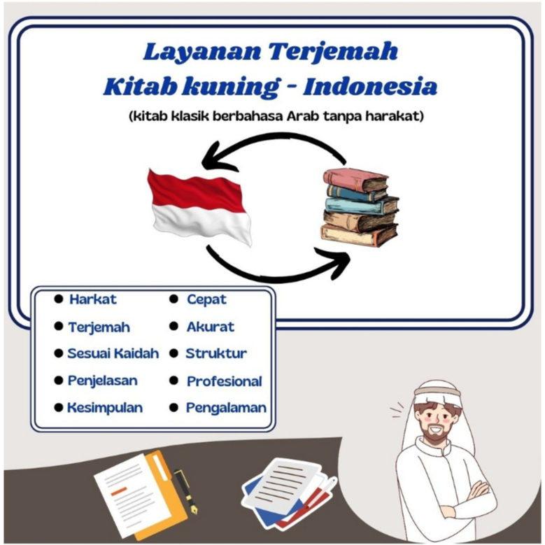 Jasa Terjemah Kitab Kuning/ Translate Bahasa Arab Indo