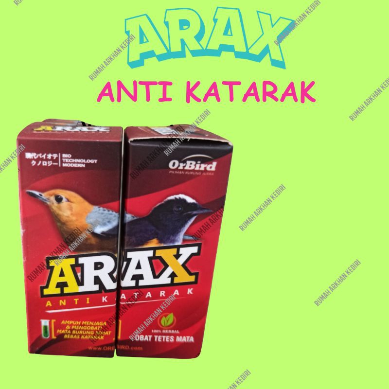 ARAX ANTI KATARAK ORBIRD MENGOBATI KATARAK PADA BURUNG