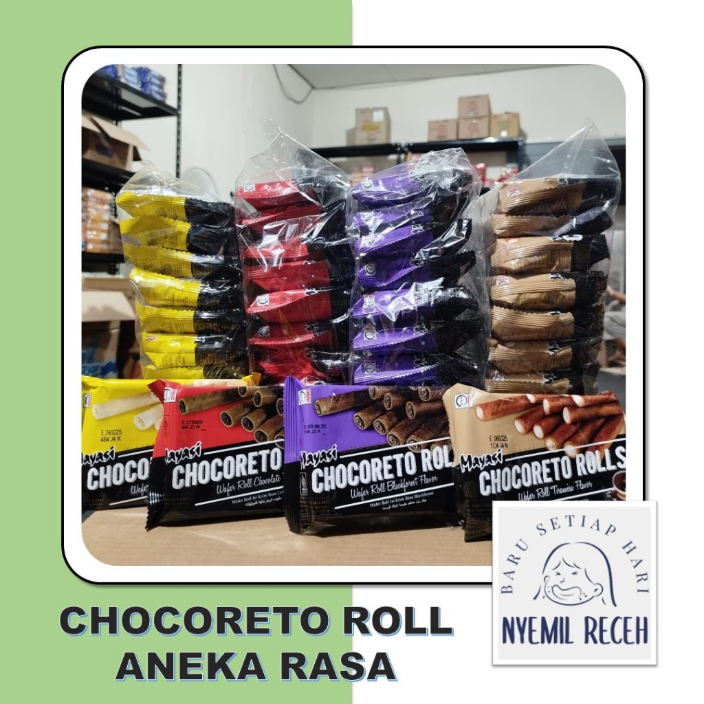 

Mayasi Chocoreto Roll Isi 10pcs x 34gr Aneka Rasa
