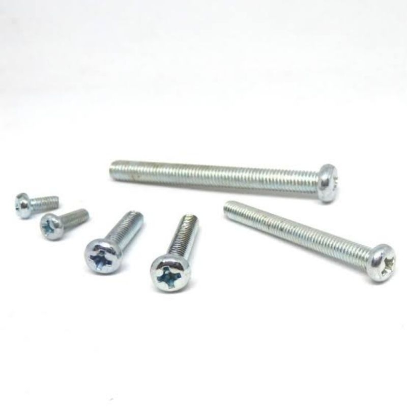 10pcs baut 8 bunga baut obeng panjang 5cm m5x50