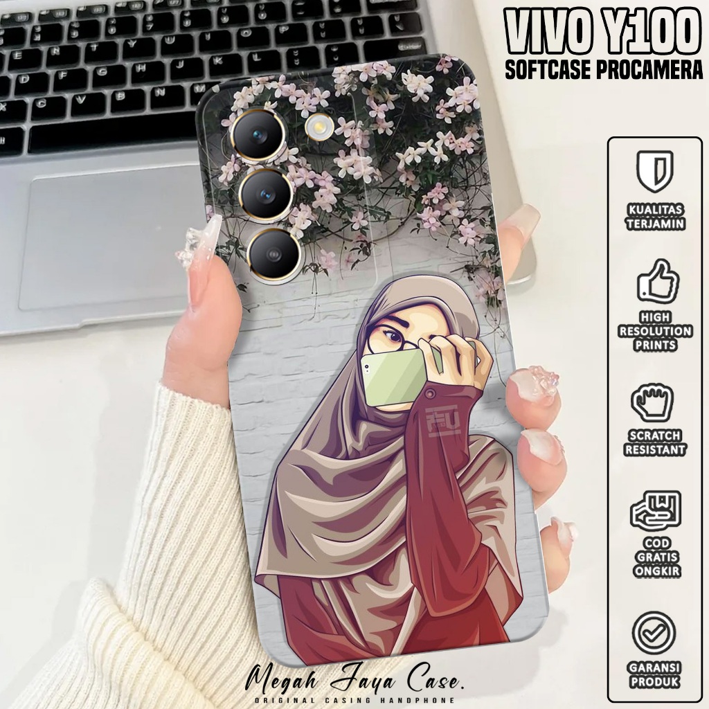 Softcase Hp VIVO Y100 - Case Hp VIVO Y100 Motif HJB - Silikon Hp VIVO Y100 - Softcase Pro Camera - K