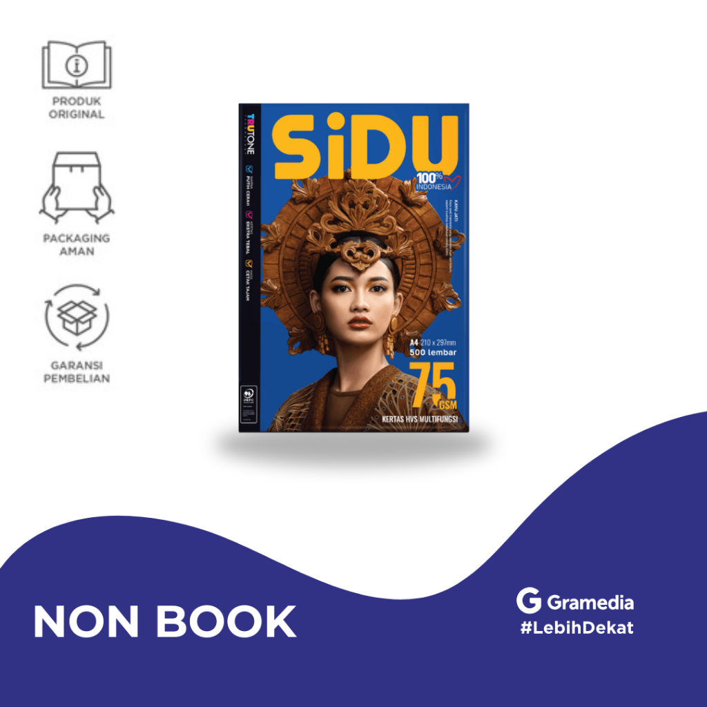 

Kertas HVS A4 75 GSM SiDU - Gramedia Jember