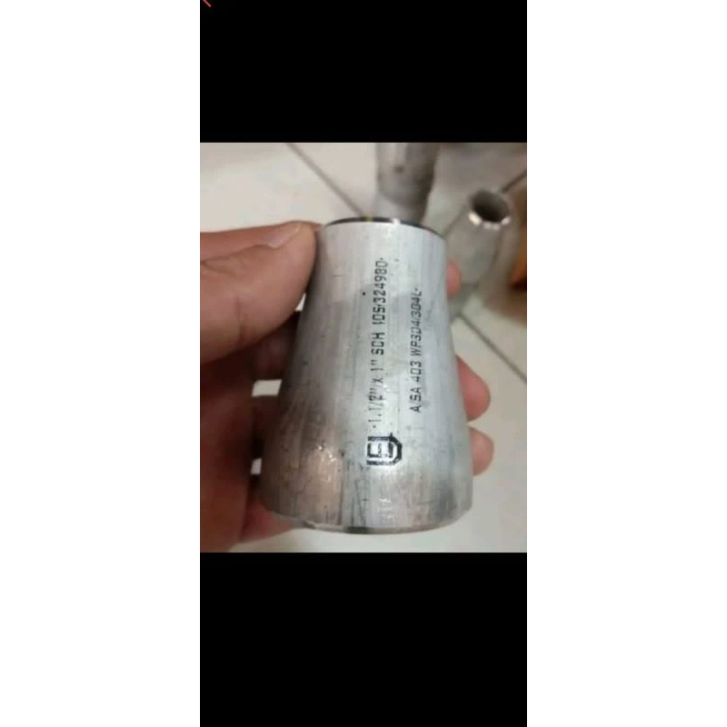 Reducer Las Stainless SS304 SCH10 WELDED 11/4" x 1" INCH