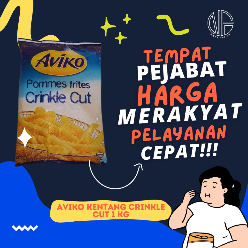 

AVIKO KENTANG CRINKLE CUT 1KG