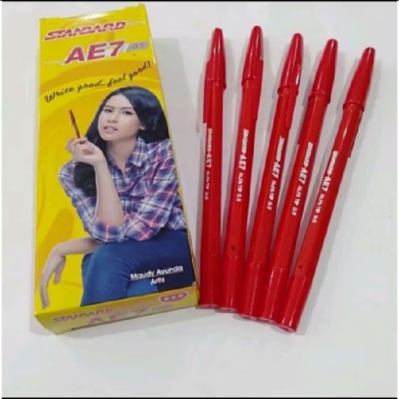 

1 Pack Pulpen Standar AE7/Alat Tulis Sekolah Kantor