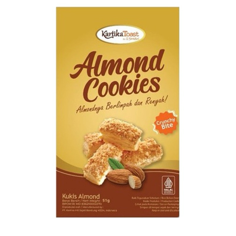 

Kartika Toast Almond Cookies 51 gr