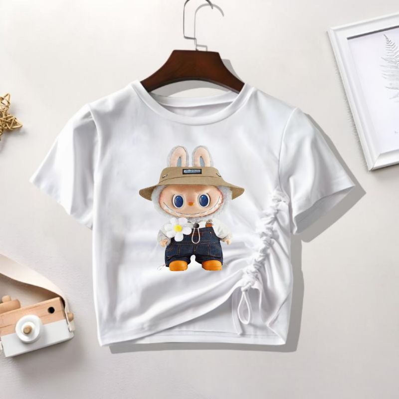 KAOS CROP TOP ANAK PEREMPUAN USIA 1-7 TAHUN