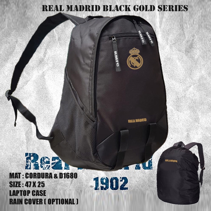 Tas Ransel pria Backpack Club Bola Real Madrid