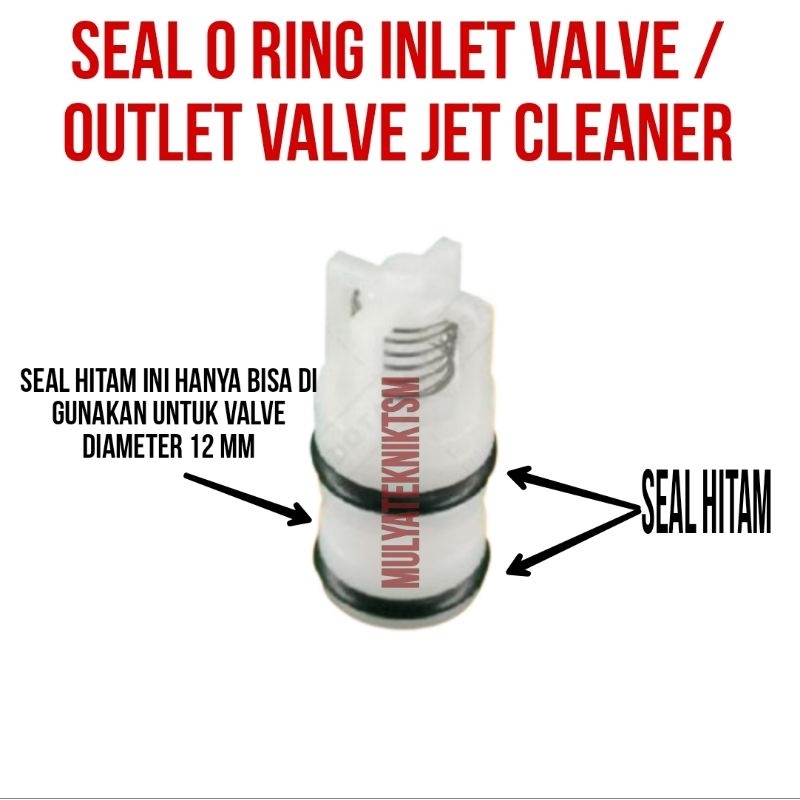 seal o ring inlet valve outlet valve jet cleaner