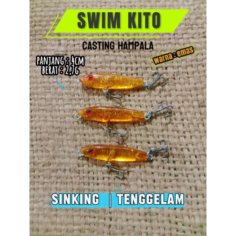 SWIMMER 4CM UMPAN CASTING HAMPALA