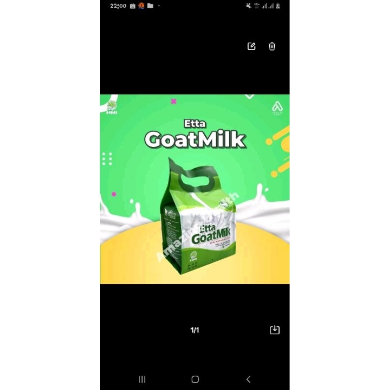

Susu Kambing Etawa HNI HPAI Halal Terpercaya - Milk