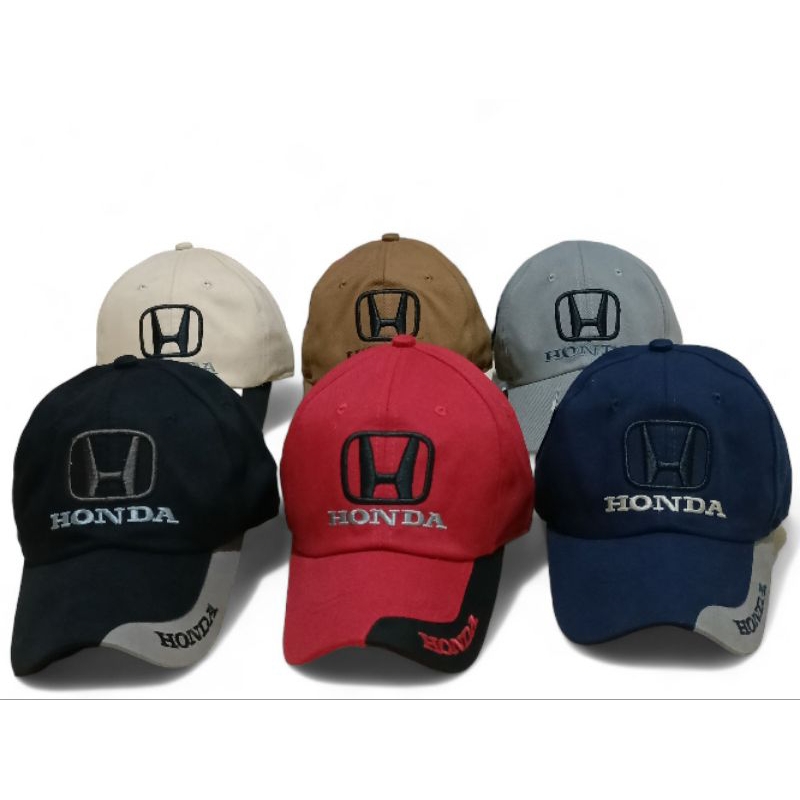 TOPI BASEBAL BORDIR LOGO HONDA MOBIL QUALITAS DISTRO/TOPI KREN/TOPI NGTREN/TOPI GAYA
