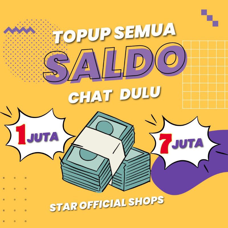 

[T00P]UPP-SALDO KE-SEMMUA1000-7000