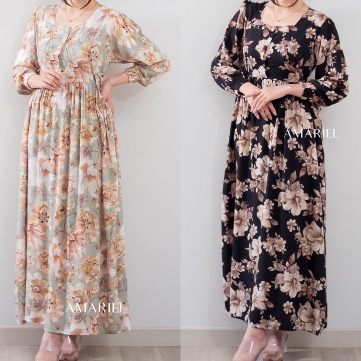 Amariel Tulsa Dress Daster Nyaman Bumil Busui Friendly