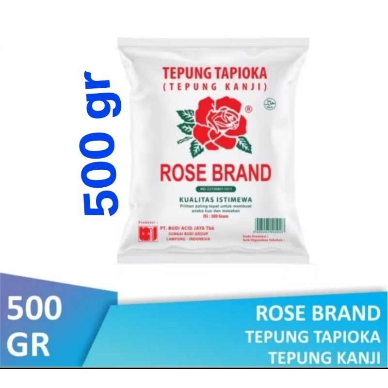 

TEPUNG TAPIOKA ROSE BRAND 500 gr, 250 gr