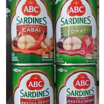 

Sarden ABC saus tomat 425g/sarden saos tomat