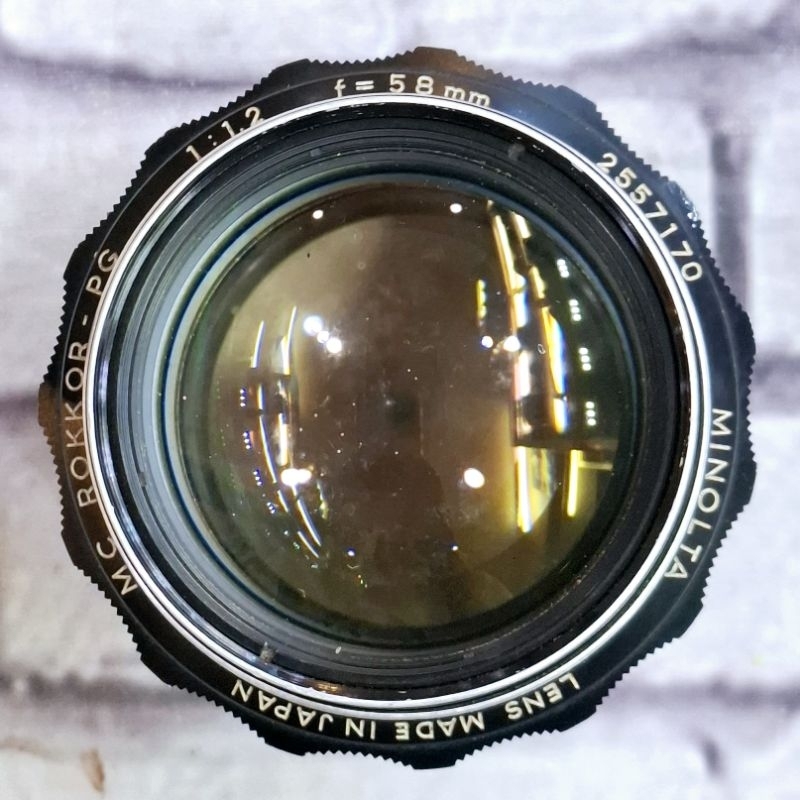 Lensa Minolta MC Rokkor-PG 1.2/58mm