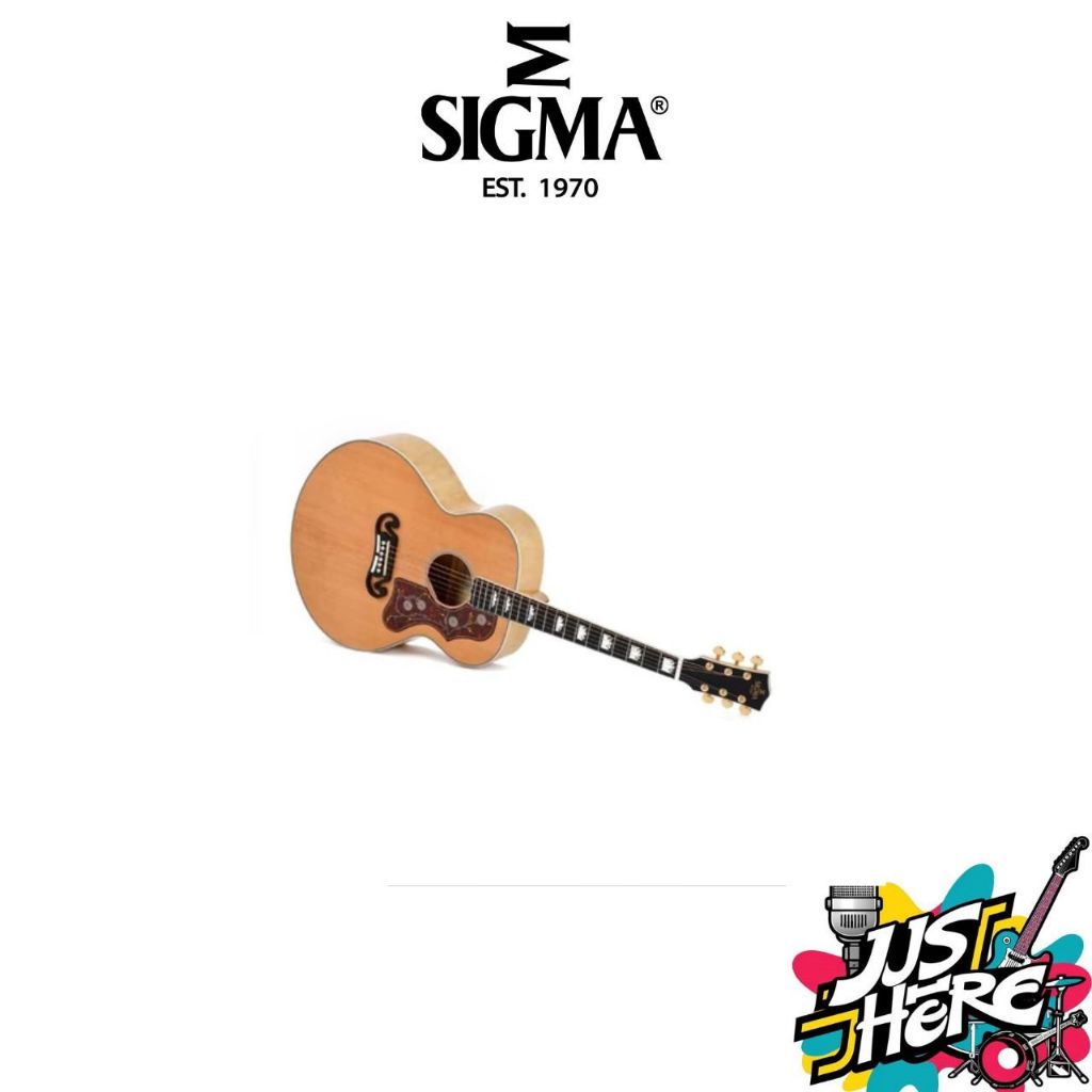 Acoustic Electric Guitar gitar Sigma GJQA-SG200 AN