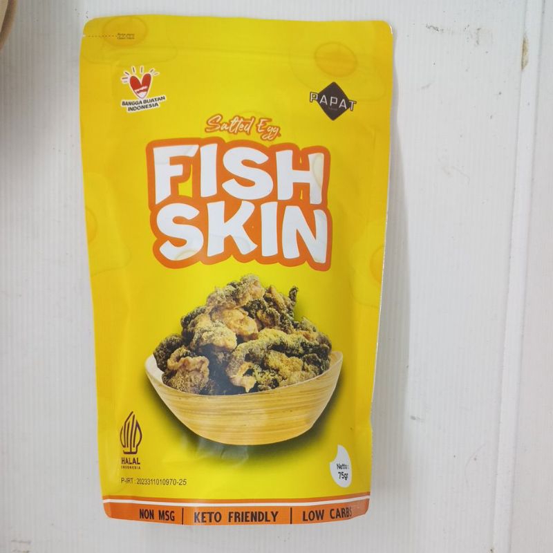 

Fish Skin Ikan Patin Salted Egg Papat Solo Renyah Gurih