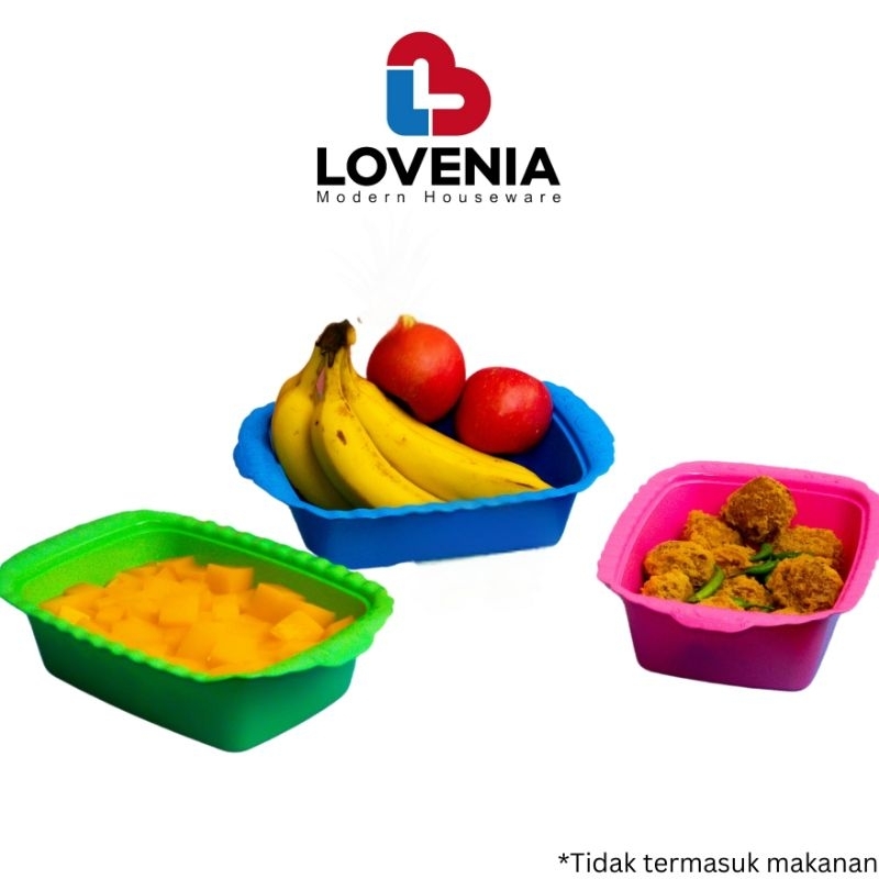 Lovenia Baki Segi Mini Labu Elegan Tempat Lauk Pauk Prasmanan