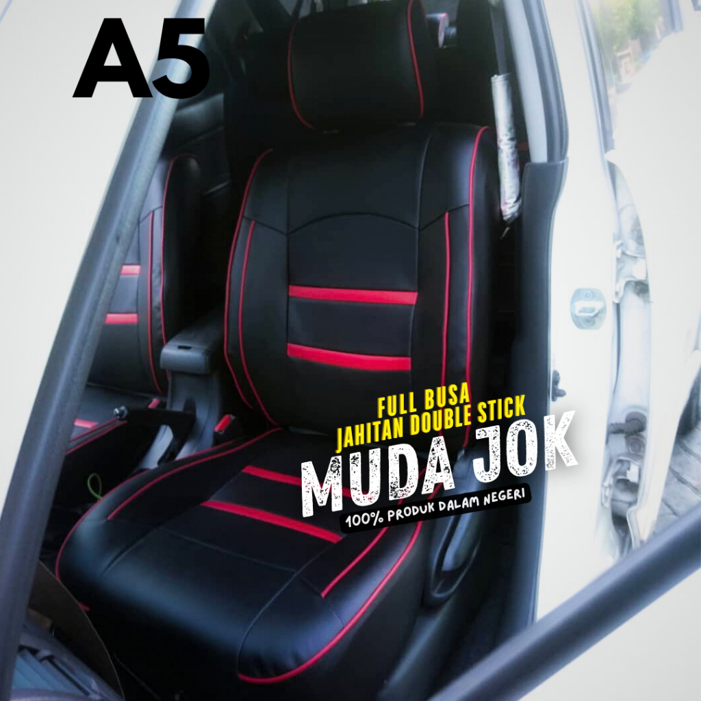 SARUNG JOK MOBIL BALENO 2017-2018 2 BARIS BAHAN MBTECH KUALITAS PREMIUM HIGH QUALITY