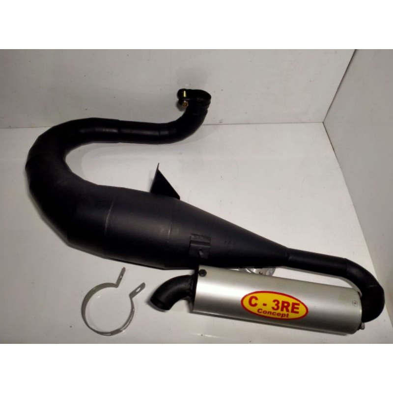 knalpot racing vespa kompetisi Buang kiri