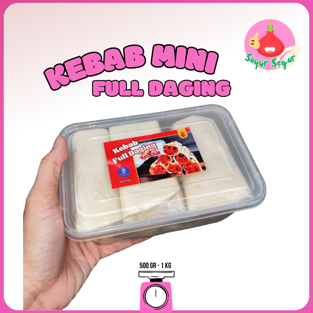 

Sayur Segar - Kebab Mini Full Daging Frozen 10 Pcs/Box