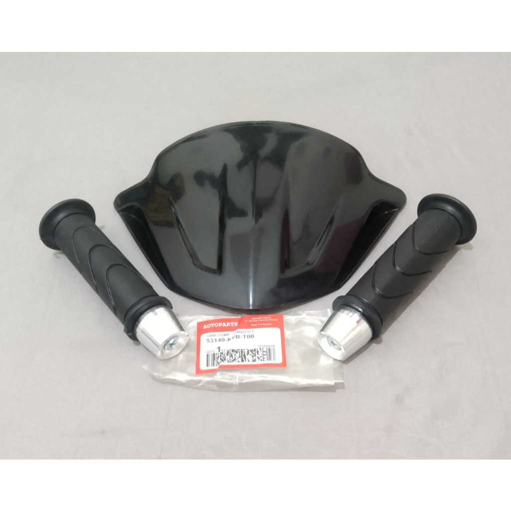 SEPAKET COD VISOR BEAT CARBU 2008-2012 PLUS HANDGRIP HONDA+JALU PCX  BEAT CARBU