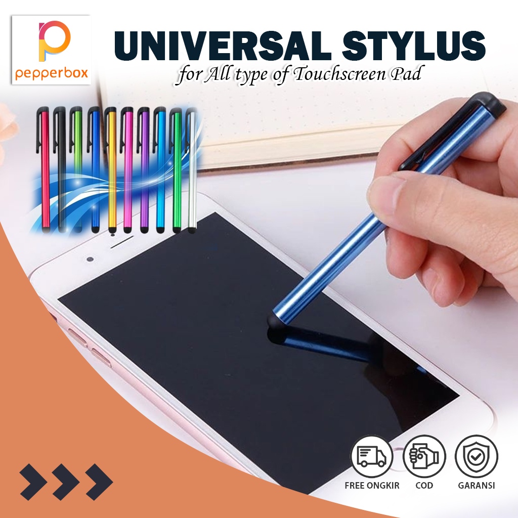 STYLUS PEN UNIVERSAL TOUCHSCREEN HANDPHONE TABLET IPAD SAMSUNG HUAWEI ADVAN XIAOMI OPPO REALME INFIN