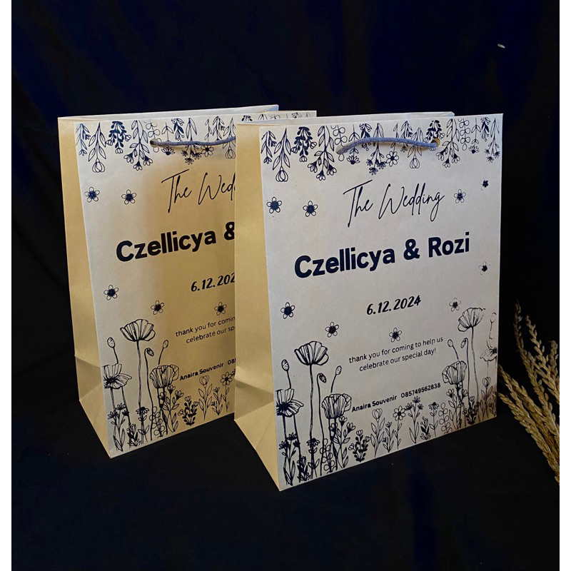 

Paperbag free sablon 20x10x25cm