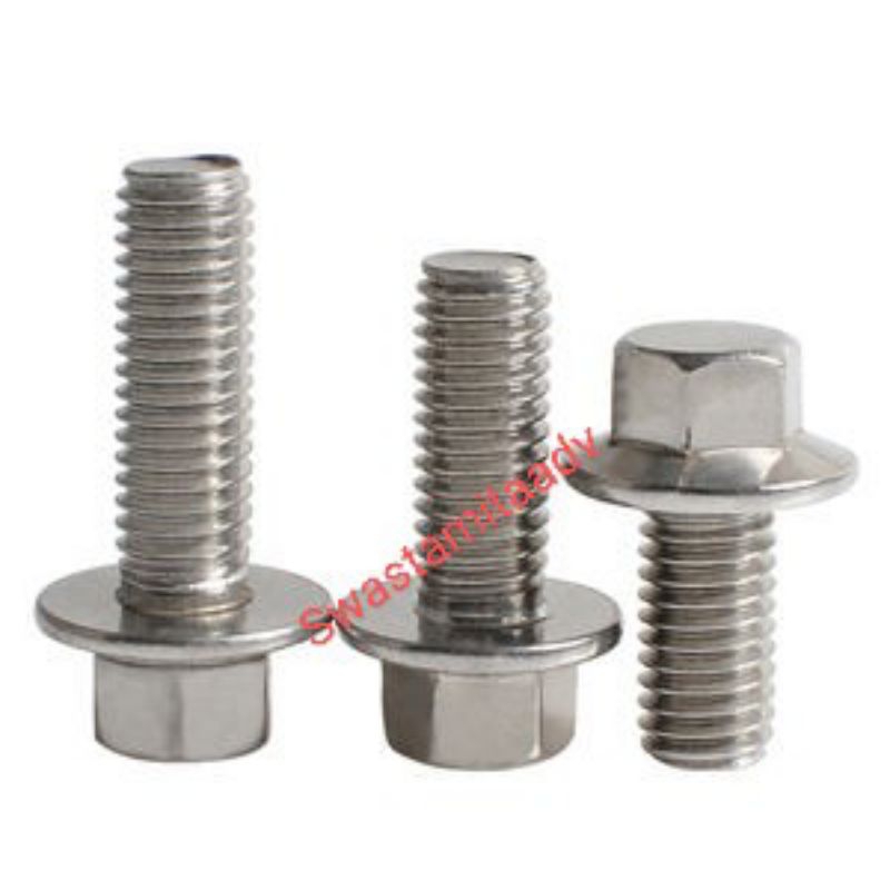 Baut Flange M8 x 25 Kunci 12 Baut Topi Flange Bolt