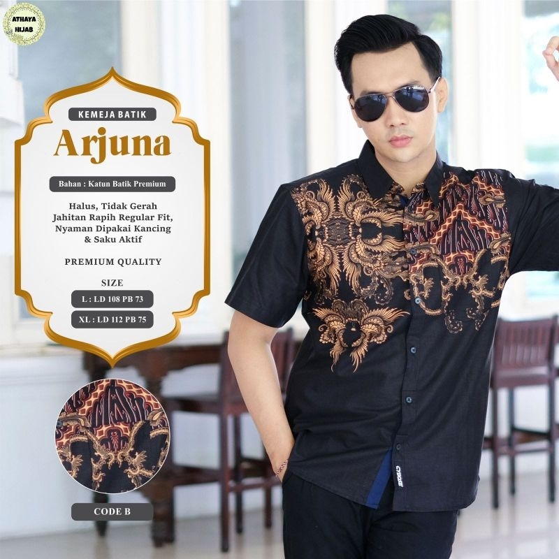 Arjuna Kemeja Batik Pria (Athaya)