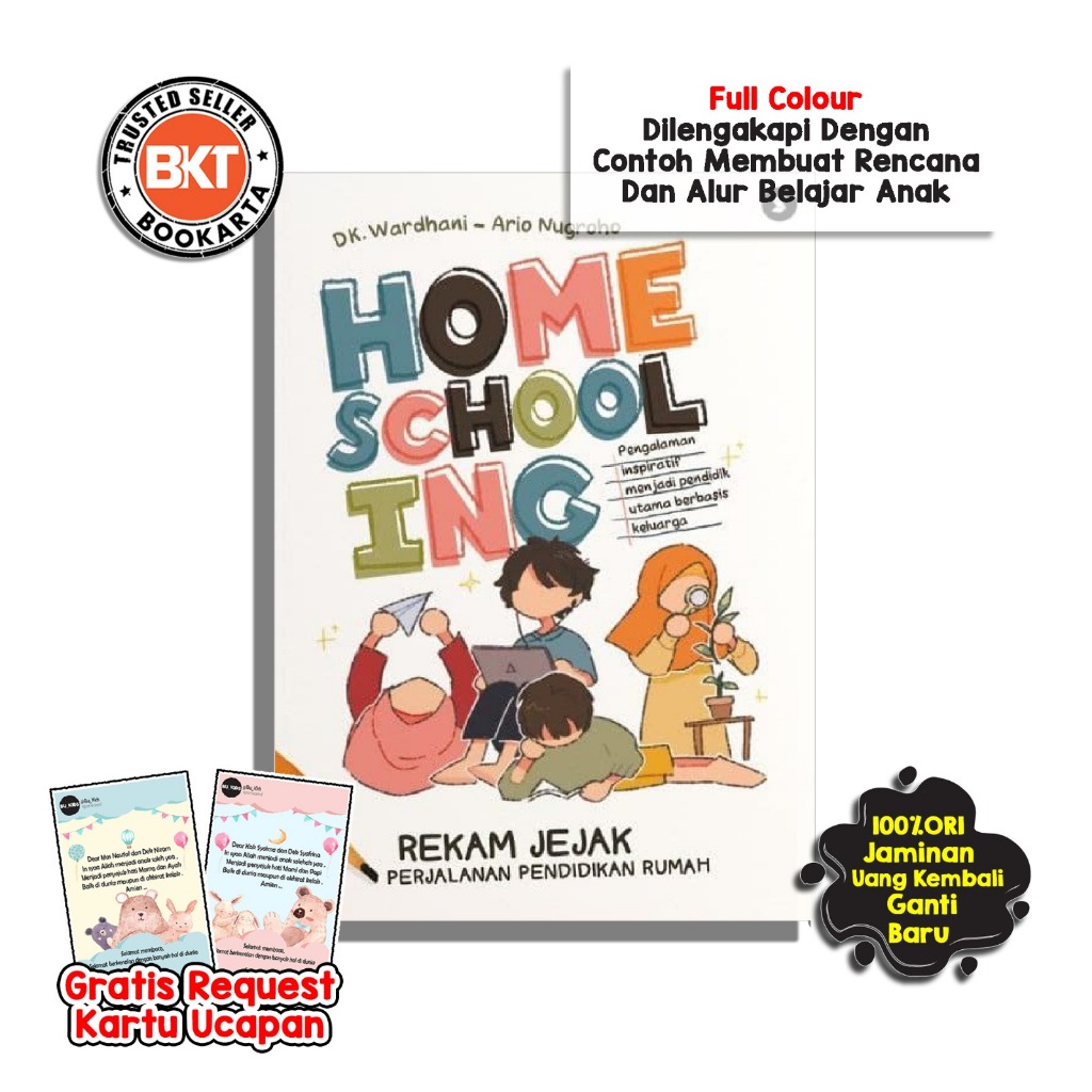 Buku Parenting - Buku Mendidik Anak - Homeschooling - Rekam Jejak Perjalanan Pendidikan Rumah by DK 