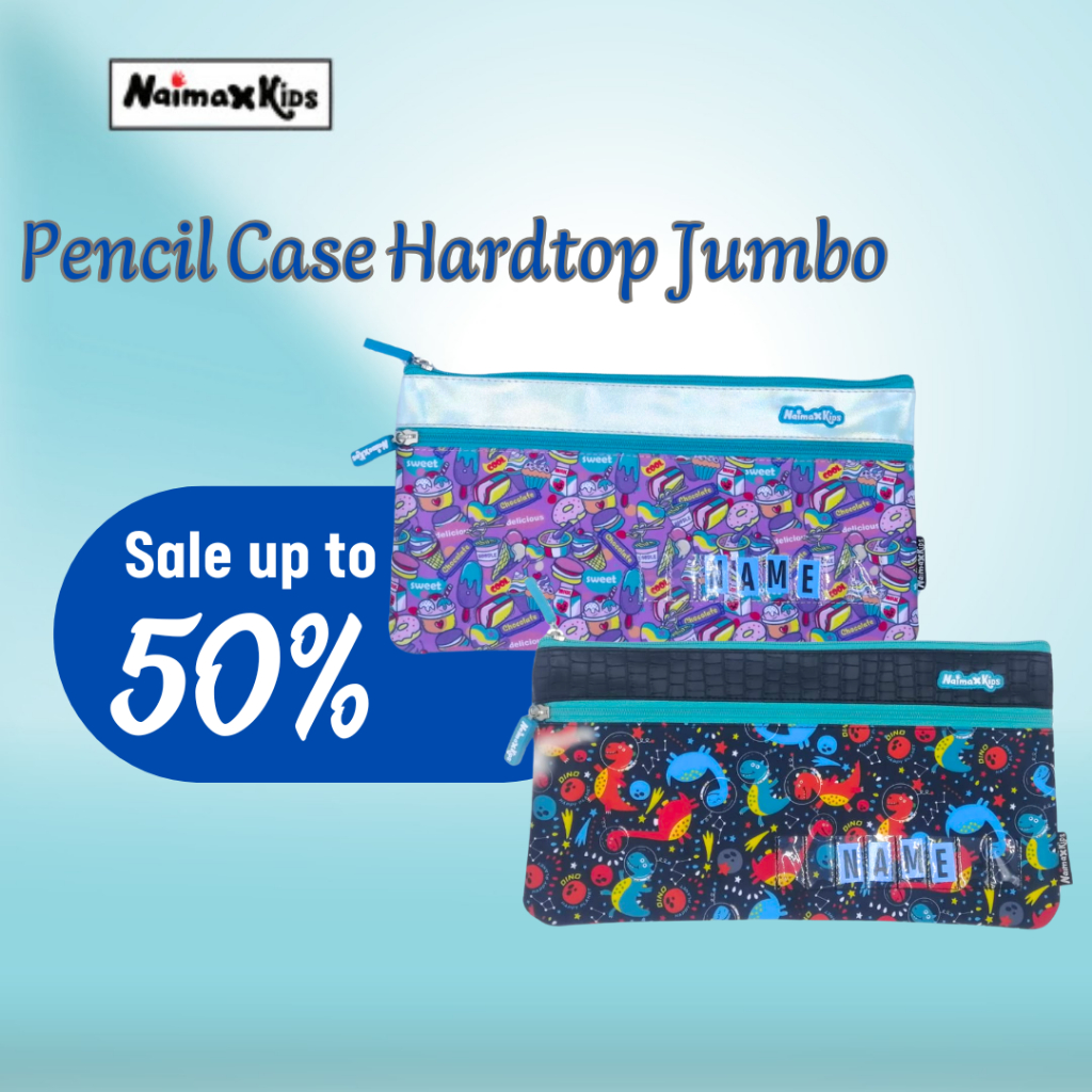 

Naimax Kids Pencil Case Hardtop Jumbo Laki Laki Perempuan