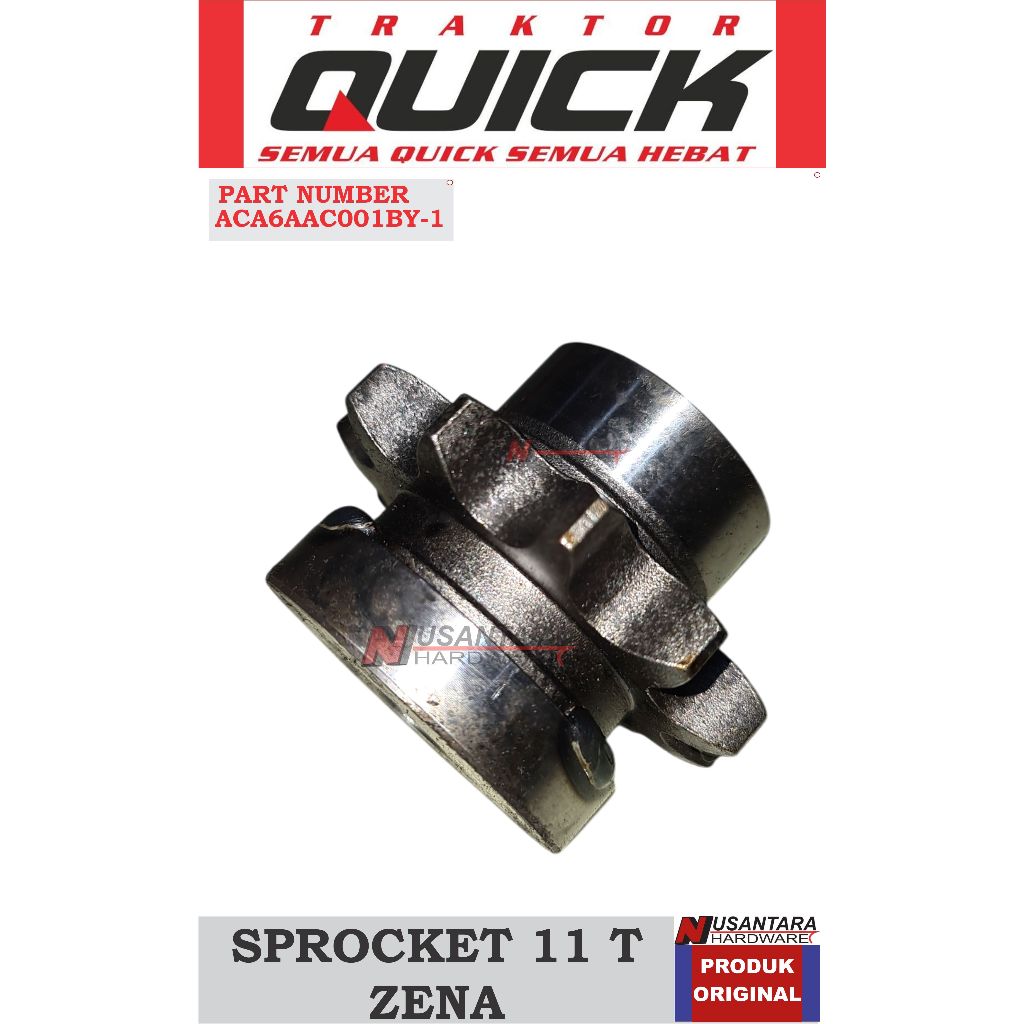 gear sprocket 11 t zena rotary, gigi sproket 11 mata zena,gear side sprocket 11 t traktor zena, spar